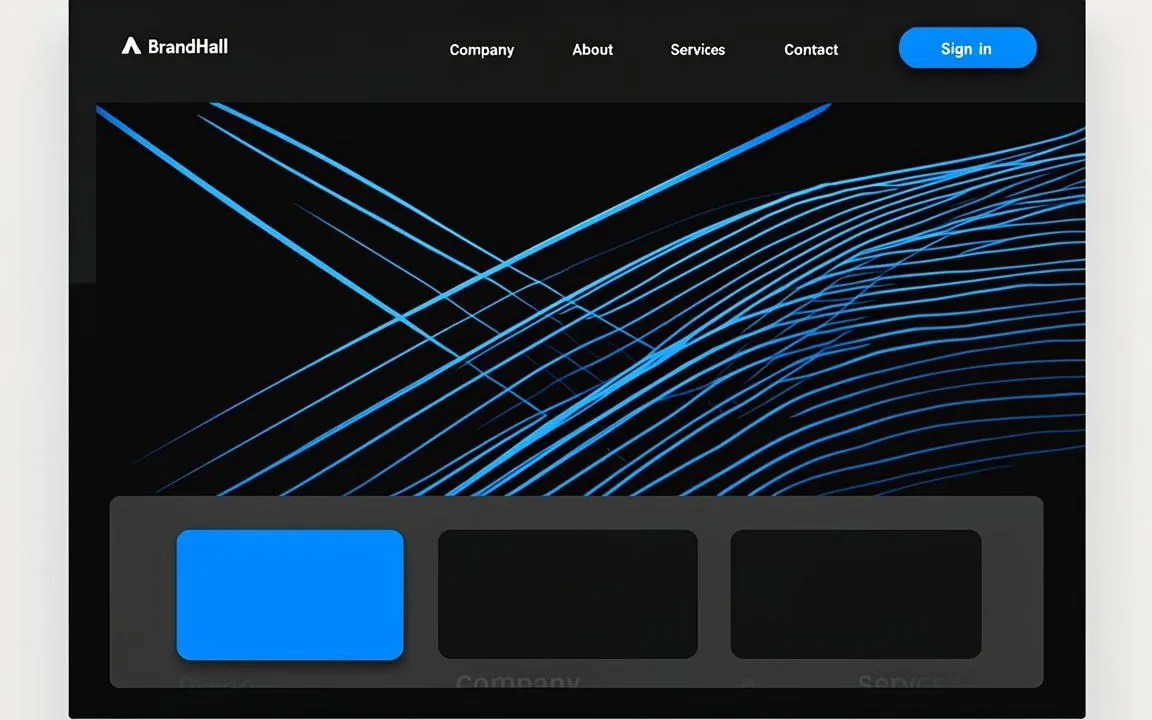 Projektvorschau: Projekt Beta — Branding-Site